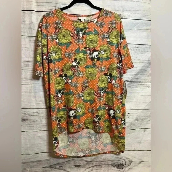 Lularoe Disney Minnie Mouse tshirt tunic dress NWT - Picture 1 of 7